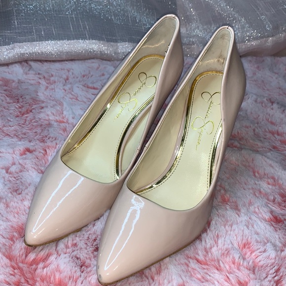 ‼️SOLD‼️ Jessica Simpson Light Baby Pink Cassani Pumps High Heels Size 6 1/2 - Picture 3 of 14